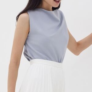 Love, Bonito Womens Lindea Drape Shell Top (2022 Version) - Blue, S